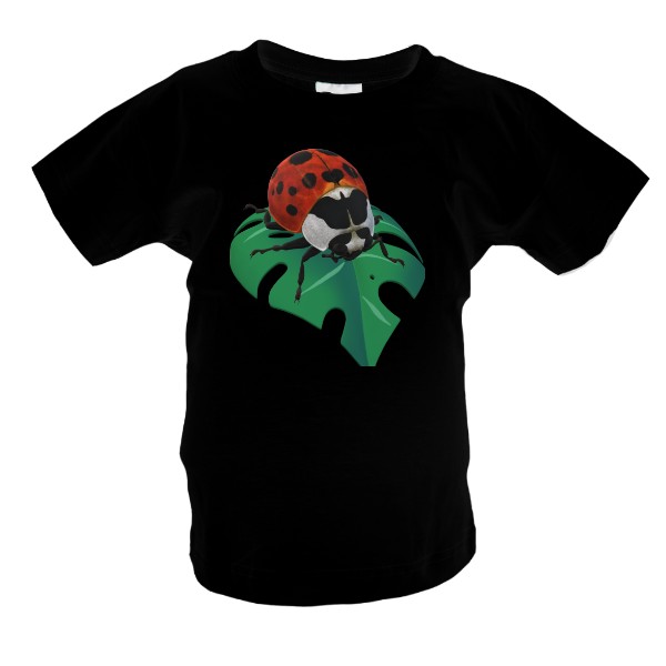 Tričko s potiskem Beruška na listě