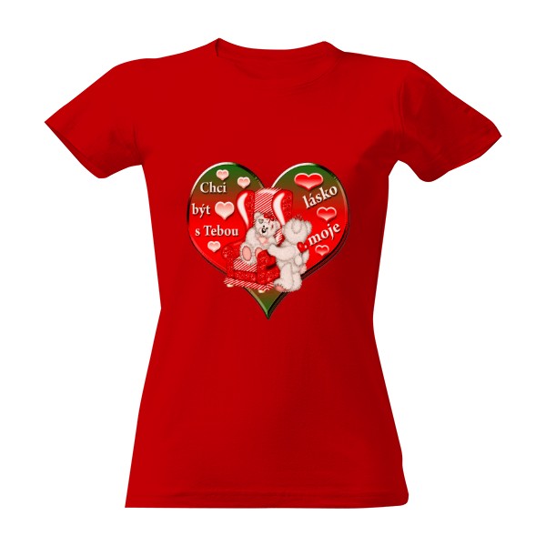 Dámské valentýnské tričko