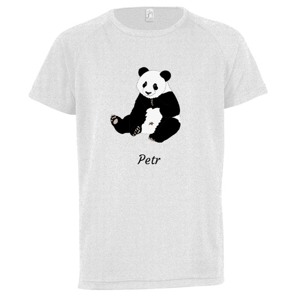 Dětské funkční tričko  s potiskem Dětské funkční triko - Panda