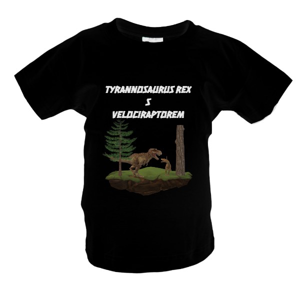 Tričko s potiskem Dětské tričko s dinousaury