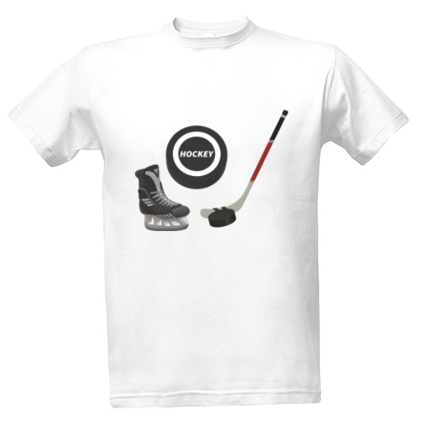 Tričko s potiskem Hockey