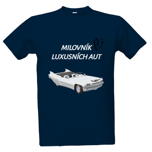 Tričko s potiskem Milovník luxusních aut