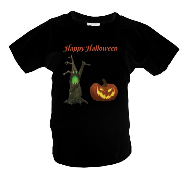 Tričko s potiskem Přichází Halloween
