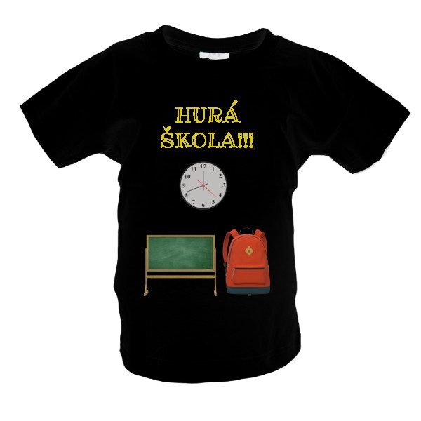 Tričko s potiskem škola začíná