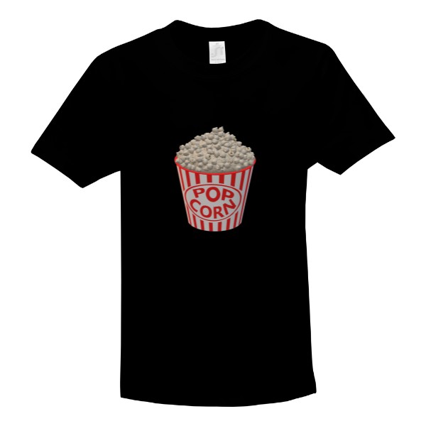 Tričko s potiskem Tričko s popcornem